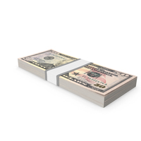 Stack of Fifty Dollar Bills PNG & PSD Images