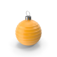 Christmas Tree Toy Orange PNG & PSD Images