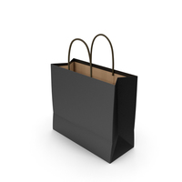 Paper Bag Black PNG & PSD Images