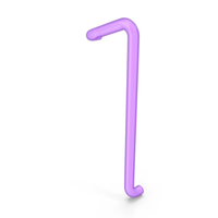 Neon number 1 PNG & PSD Images