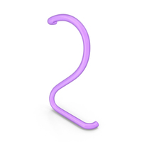 Neon number 2 PNG & PSD Images