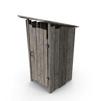 Old Wooden Outhouse PNG & PSD Images