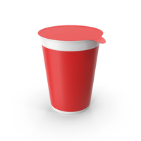 Yogurt Cup Red PNG & PSD Images