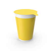 Yogurt Cup Yellow PNG & PSD Images