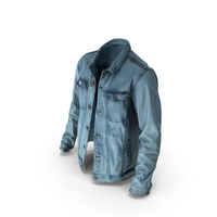 Mens Jean Jacket Blue PNG & PSD Images