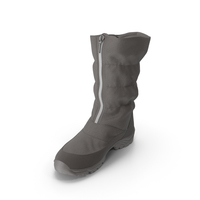 Women's Winter Boot Brown PNG & PSD Images