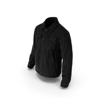 Men's Jacket Black PNG & PSD Images
