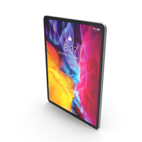 Silver iPad Pro 2020 12.9 inch PNG & PSD Images