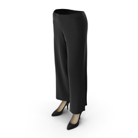 Womens Pants Shoes Black PNG & PSD Images