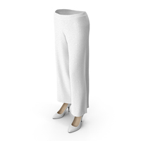 Women's Pants and Shoes White PNG & PSD Images