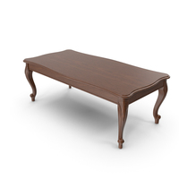Wooden Classic Coffee Table PNG & PSD Images