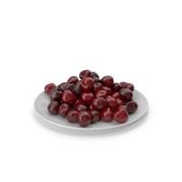 Cherries in a Plate PNG & PSD Images