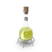 Alchemical Flask Yellow PNG & PSD Images