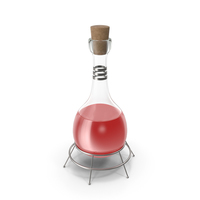 Alchemical Flask Red PNG & PSD Images