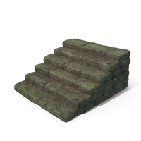 Mossy Stone Steps PNG & PSD Images