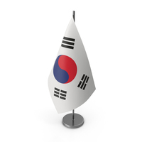 Table Flag South Korea PNG & PSD Images