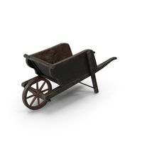 Old Wheel Barrow PNG & PSD Images