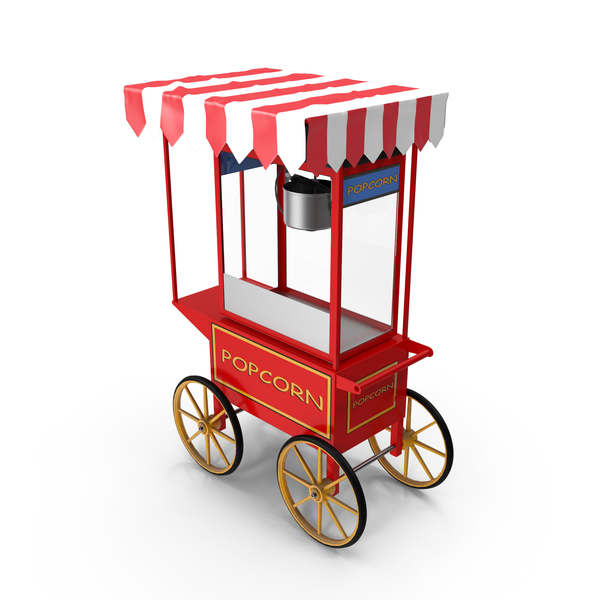 Popcorn Cart PNG & PSD Images