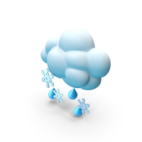 Snow with Rain PNG & PSD Images