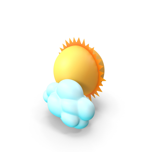 Sun with Cloud PNG & PSD Images