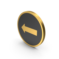 Gold Icon Arrow PNG & PSD Images