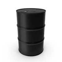 Barrel Metal Clean Black PNG & PSD Images