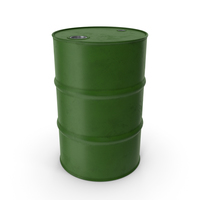 Barrel Metal Clean Green PNG & PSD Images