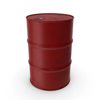 Barrel Metal Clean Red PNG & PSD Images