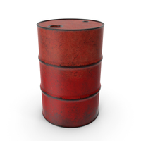 Barrel Metal Old Red PNG & PSD Images