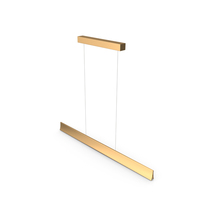 Hanging Lamp Gold Line PNG & PSD Images