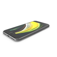 Apple iPhone SE Black 2020 PNG & PSD Images