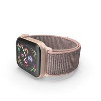 Apple Watch 4 Series Gold Aluminum PNG & PSD Images