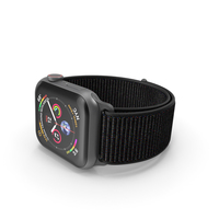 Apple Watch 4 Series Space Gray Aluminum Case PNG & PSD Images