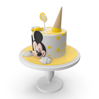 Mickey Mouse Cake PNG & PSD Images