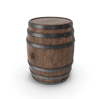 Wooden Barrel Walnut PNG & PSD Images