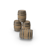 Wooden Barrels Beech Veined PNG & PSD Images