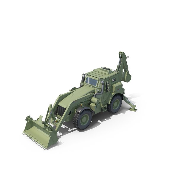 Backhoe Loader HMEE PNG & PSD Images