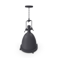 Hanging Lamp T1 Black Loft Steampunk Spotlight PNG & PSD Images
