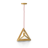 Hanging Lamp Wood Triangle PNG & PSD Images