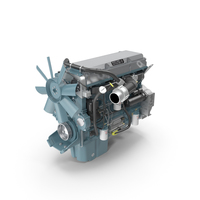 Detroit Diesel Series 60 Engine PNG & PSD Images