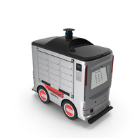 Autonomous Delivery Service Robot PNG & PSD Images
