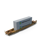Double Stack Car S615 PNG & PSD Images