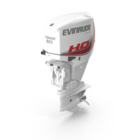 Evinrude E-tec Outboard Engine PNG & PSD Images