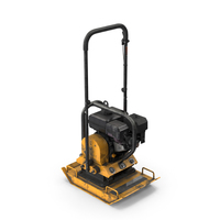 Gasoline Vibratory Plate Compactor Dirty PNG & PSD Images