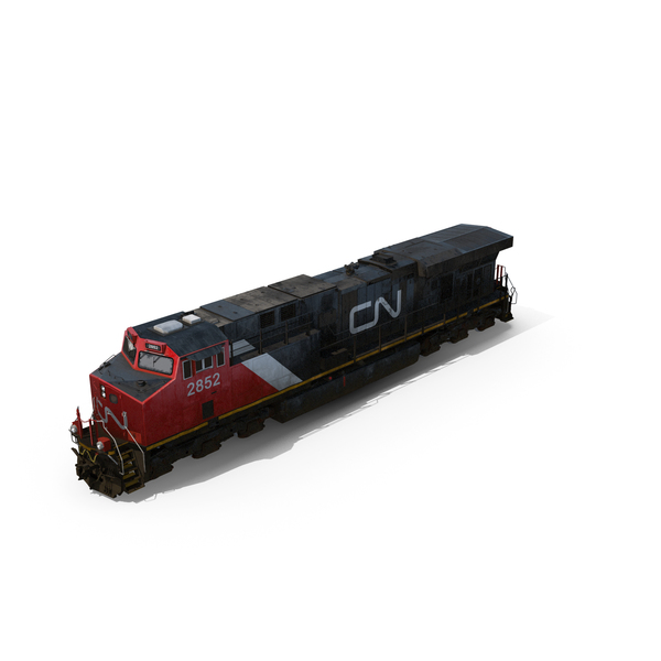 GE ES44AC Locomotive Canadian Pacific PNG & PSD Images