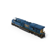 GE ES44AC Locomotive CSX Transportation PNG & PSD Images