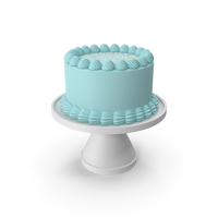 Blue Birthday Cake PNG & PSD Images