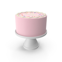 Pink Birthday Cake PNG & PSD Images