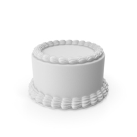 White Round Cake PNG & PSD Images