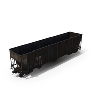 H351 Open Top Hopper Rail Car PNG & PSD Images